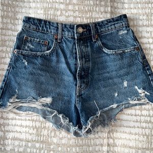 Zara denim shorts